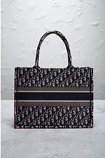 FWRD Renew Dior Book Tote Bag in Black, view 3, click to view large image.