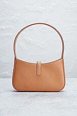 FWRD Renew Saint Laurent Micro Le 5 A 7 Hobo Bag in Vintage Brown, view 3, click to view large image.