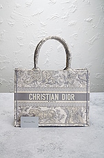 FWRD Renew Dior Book Tote Bag in Grey, view 10, click to view large image.