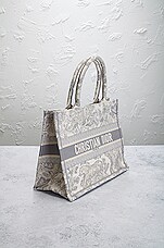 FWRD Renew Dior Book Tote Bag in Grey, view 4, click to view large image.