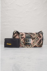 FWRD Renew Fendi Sequin Shoulder Bag in Pink, view 10, click to view large image.