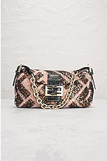 FWRD Renew Fendi Sequin Shoulder Bag in Pink, view 2, click to view large image.