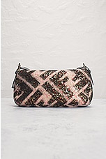FWRD Renew Fendi Sequin Shoulder Bag in Pink, view 3, click to view large image.