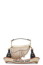 FWRD Renew Dior Saddle Bag in Gold, view 1, click to view large image.