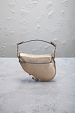 FWRD Renew Dior Saddle Bag in Gold, view 3, click to view large image.