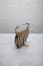 FWRD Renew Dior Saddle Bag in Gold, view 4, click to view large image.