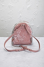 FWRD Renew Chanel Sequin Waterfall Backpack in Multi, view 3, click to view large image.