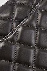FWRD Renew Chanel Lambskin Quilted Flap Chain Shoulder Bag in Gray, view 8, click to view large image.