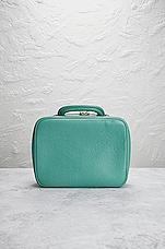FWRD Renew Chanel Caviar Timeless CC 2Way Vanity Bag in Turquoise, view 3, click to view large image.