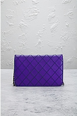 FWRD Renew Chanel Quilted Coco Mark Chain Shoulder Bag in Purple, view 3, click to view large image.