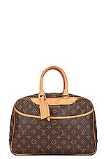 FWRD Renew Louis Vuitton Monogram Deauville Handbag in Brown