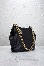 FWRD Renew Chanel Caviar Chain Shoulder Bag in Black, view 4, click to view large image.