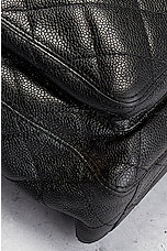 FWRD Renew Chanel Medium Double Turnlock Caviar Tote Bag in Black, view 8, click to view large image.