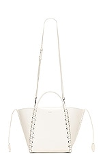 FWRD Renew ALA&Iuml;A Hinge Bag in Blanc Optique, view 5, click to view large image.