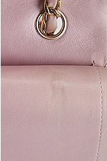 FWRD Renew Chanel Quilted Double Flap Chain Shoulder Bag in Pink, view 7, click to view large image.
