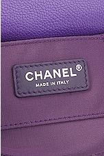 FWRD Renew Chanel Quilted Lambskin Shoulder Bag in Purple, view 5, click to view large image.