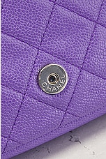 FWRD Renew Chanel Quilted Lambskin Shoulder Bag in Purple, view 8, click to view large image.