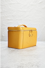 FWRD Renew Chanel Vintage Caviar CC Vanity Bag in Yellow, view 4, click to view large image.