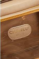 FWRD Renew Chanel Vintage Caviar CC Vanity Bag in Yellow, view 5, click to view large image.