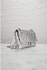 FWRD Renew Chanel Metallic Re-Issue 2.55 Flap Bag in Silver, view 4, click to view large image.