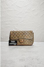 FWRD Renew Chanel Small Jute &quot;Vibrato&quot; Rainbow Coated Canvas Quilted Flap Bag GHW in Multi, view 10, click to view large image.