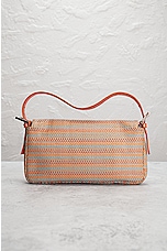 FWRD Renew Fendi Woven Leather Baguette Shoulder Bag in Multi, view 3, click to view large image.