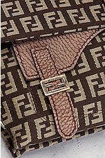 FWRD Renew Fendi Sweety Sweet Baguette Shoulder Bag in Brown, view 8, click to view large image.