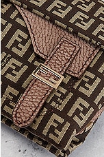 FWRD Renew Fendi Sweety Sweet Baguette Shoulder Bag in Brown, view 9, click to view large image.