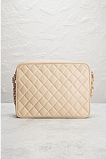 FWRD Renew Chanel Large Pocket Camera Bag in White, view 3, click to view large image.