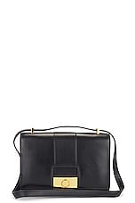 FWRD Renew Hermes 1972 Box Shoulder Bag in Black, view 1, click to view large image.