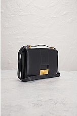 FWRD Renew Hermes 1972 Box Shoulder Bag in Black, view 4, click to view large image.