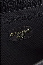 FWRD Renew Chanel Caviar Chain Shoulder Bag in Black, view 5, click to view large image.