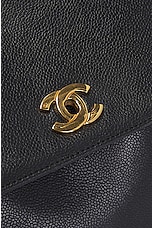 FWRD Renew Chanel Caviar Chain Shoulder Bag in Black, view 7, click to view large image.