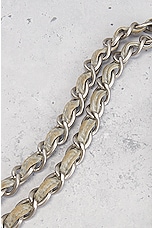 FWRD Renew Chanel Quilted Chain Shoulder Bag in Silver, view 10, click to view large image.