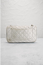 FWRD Renew Chanel Quilted Chain Shoulder Bag in Silver, view 3, click to view large image.