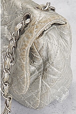 FWRD Renew Chanel Lambskin Icy Cool Flap Bag in Silver, view 8, click to view large image.