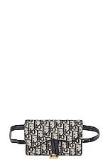 FWRD Renew Dior Oblique Waist Bag in Beige, view 1, click to view large image.