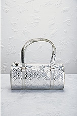 FWRD Renew Louis Vuitton Monogram Miroir Papillon Handbag in Silver, view 2, click to view large image.