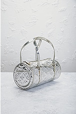 FWRD Renew Louis Vuitton Monogram Miroir Papillon Handbag in Silver, view 4, click to view large image.