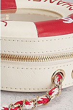 FWRD Renew Chanel Cruise Line Float Chain Shoulder Bag in Red, view 8, click to view large image.