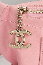FWRD Renew Chanel Bi Classic Quilted Lambskin Waist Bag in Pink, view 6, click to view large image.