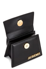 FWRD Renew JACQUEMUS Le Chiquito Bag in Black, view 4, click to view large image.
