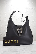 FWRD Renew Gucci Dionysus Hobo Shoulder Bag in Black, view 10, click to view large image.