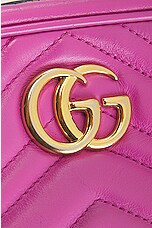 FWRD Renew Gucci GG Marmont Shoulder Bag in Pink, view 6, click to view large image.
