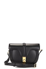 FWRD Renew Celine Besace Shoulder Bag in Black, view 1, click to view large image.