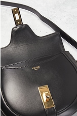 FWRD Renew Celine Besace Shoulder Bag in Black, view 6, click to view large image.