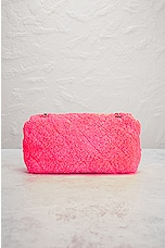 FWRD Renew Chanel Terry Chain Shoulder Bag in Pink, view 3, click to view large image.