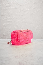FWRD Renew Chanel Terry Chain Shoulder Bag in Pink, view 4, click to view large image.