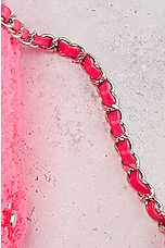 FWRD Renew Chanel Terry Chain Shoulder Bag in Pink, view 7, click to view large image.
