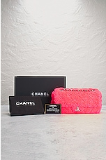 FWRD Renew Chanel Terry Chain Shoulder Bag in Pink, view 9, click to view large image.